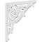 Ekena Millwork Athens Architectural Grade PVC Bracket, 5/8"W X 18"D X 18"H BKTP01X18X18AT - alternate 1